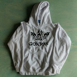 ADIDAS UO EXCLUSIVE STAR FILLED TREFOIL HOODIE